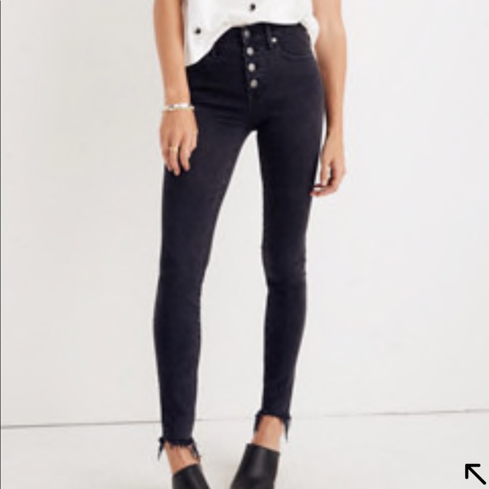 Madewell Berkeley Black button-through 27 🖤